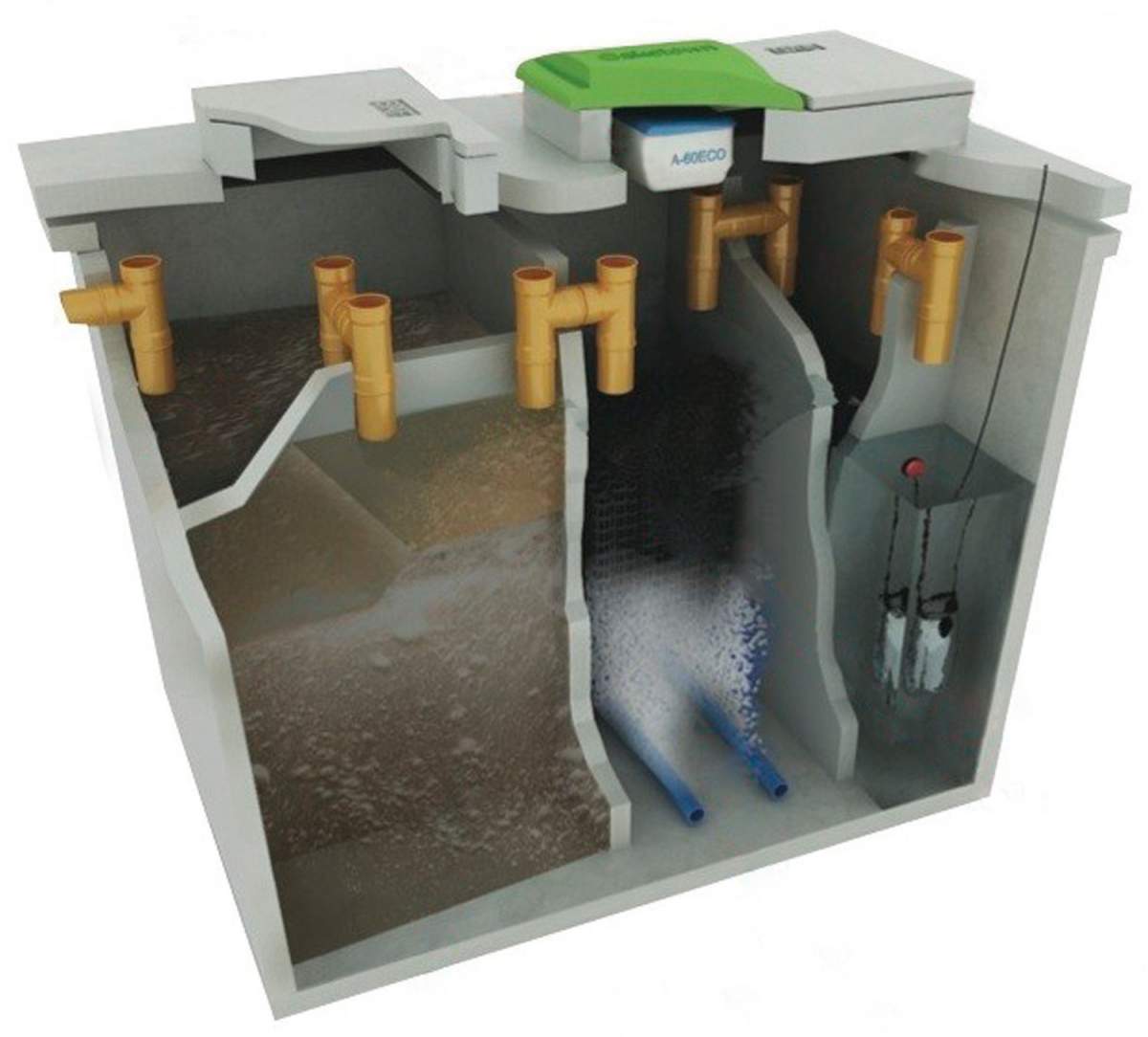 Mould and demoulding device for wastewater treatment tanks • Construx